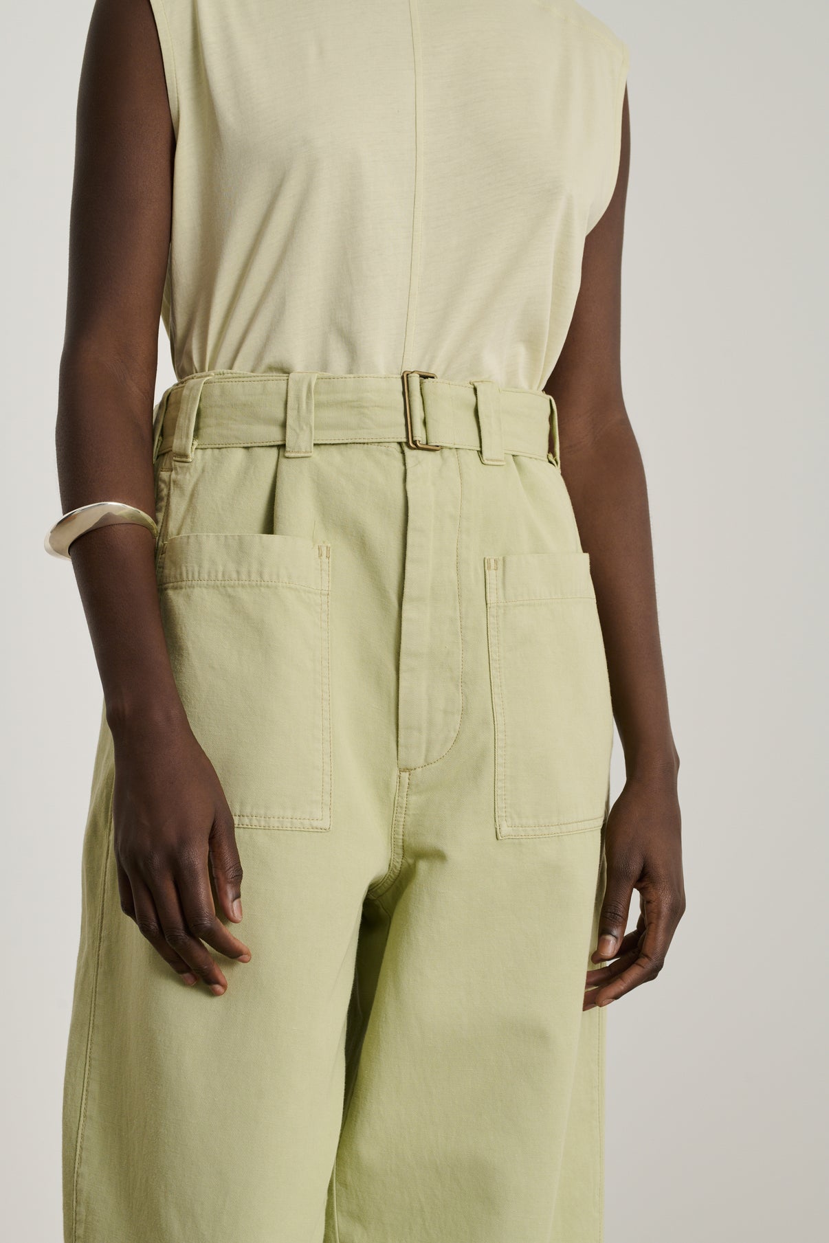 Pantalon Vagabond - Sauge - Femme vue 4