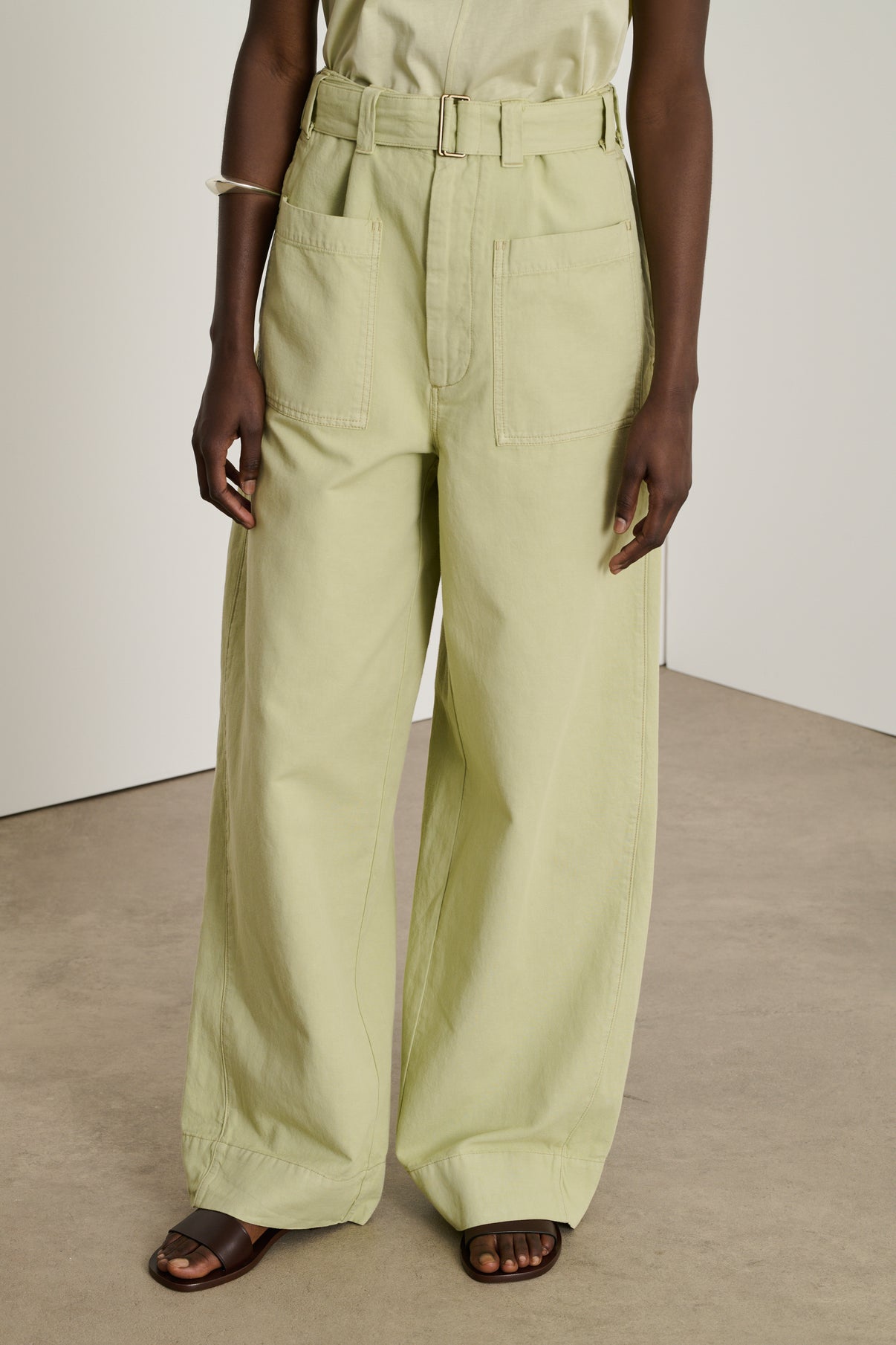 Pantalon Vagabond - Sauge - Femme vue 1