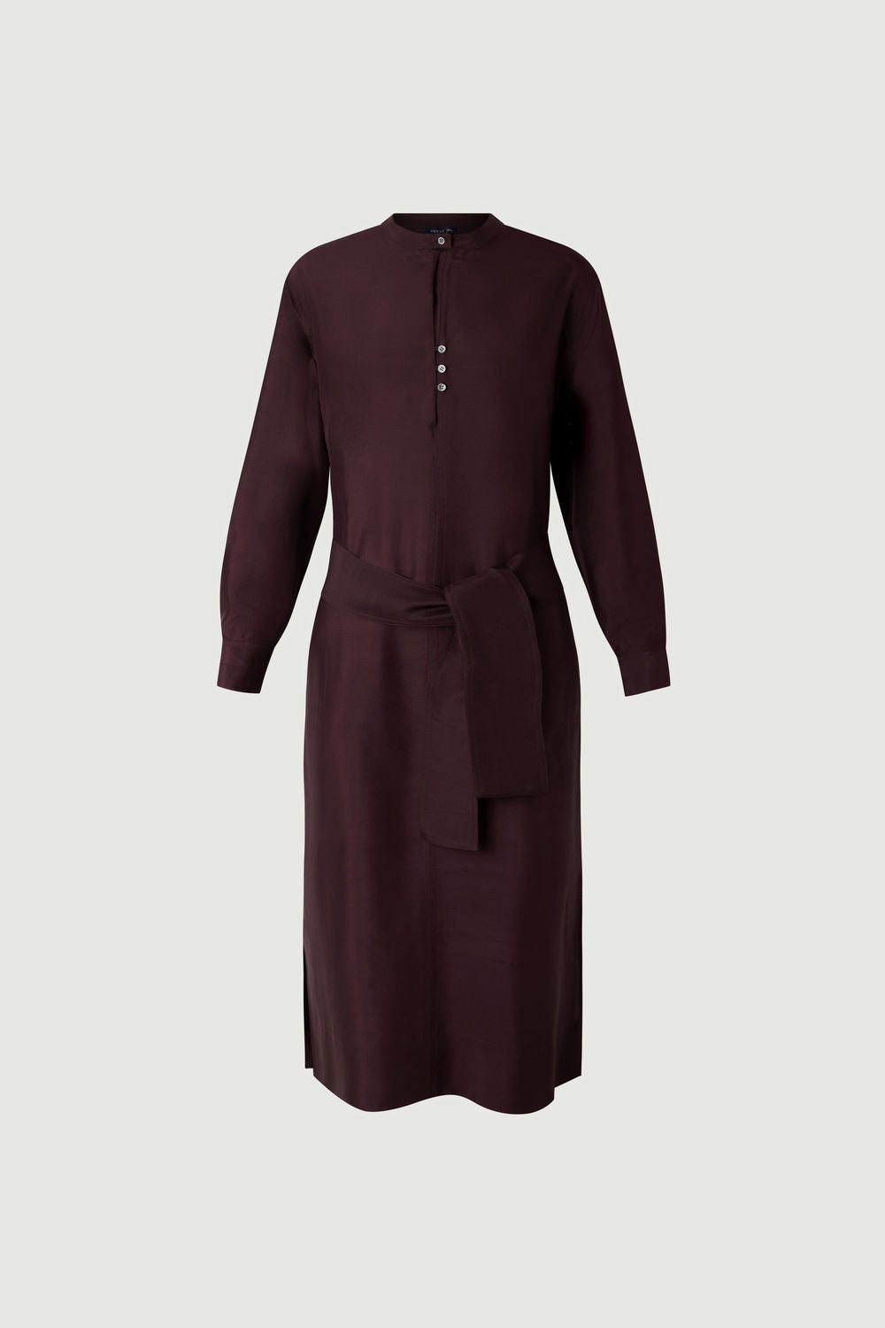 Robe Cabourg - Aubergine - Soie - Femme